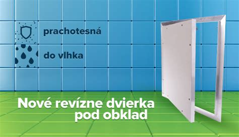 Revízne dvierka pod obklad v kúpeľni