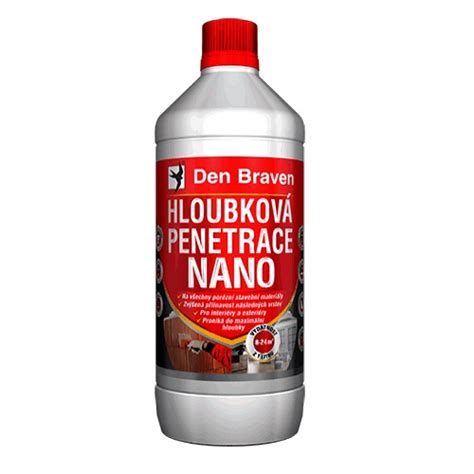 Detail fľaše Den Braven Hĺbková Penetrácia NANO 1L
