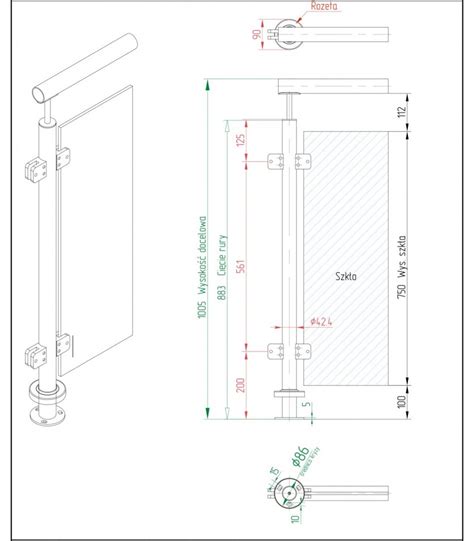 Detail dreveného stĺpika zábradlia