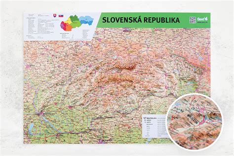Mapa doručovacích služieb pre územie Slovenska