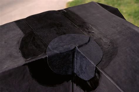 Detail spracovania rohu EPDM membrány