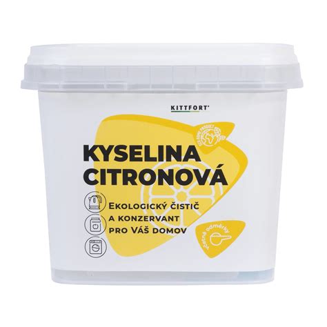 kyselina citrónová v prášku