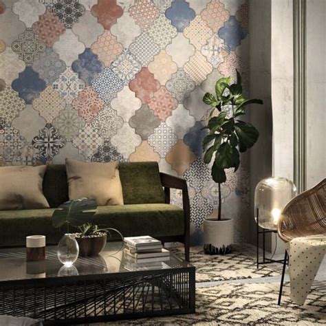 Nápadité kombinácie marockých obkladov v patchwork štýle