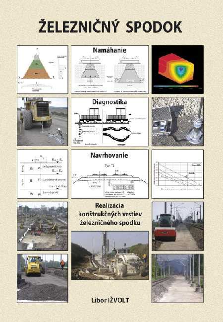 Schéma vrstiev železničného spodku a zvršku