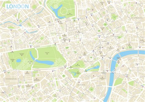 Mapa Londýna s vyznačeným Leavesden