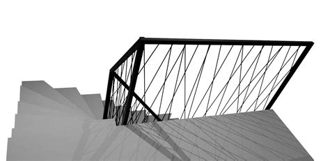 3D vizualizácia zákazkového zábradlia