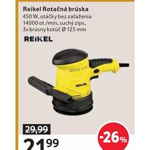 Reikel excentrická brúska v akcii