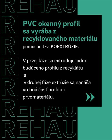 Infografika o recyklačnom cykle a environmentálnych výhodách PVC materiálu