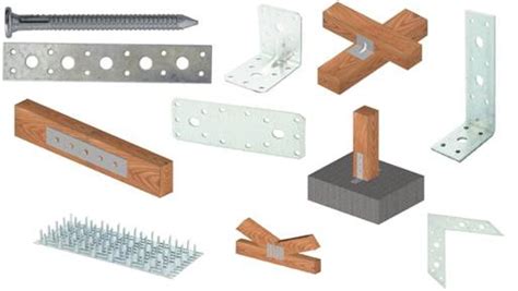 Rôzne typy kovania pre drevené konštrukcie