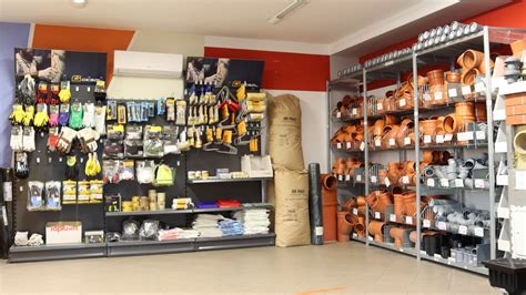 Sortiment stavebného materiálu v predajni