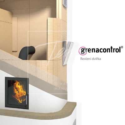 Detail inštalácie revíznych dvierok Grenacontrol