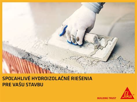 Schéma aplikácie hydroizolačných systémov Sika