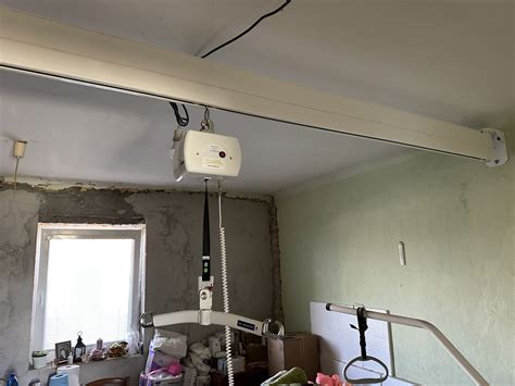 Detail posuvného mechanizmu stropného sušiaka