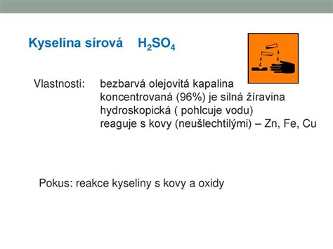 Korozívny účinok kyseliny na kovy