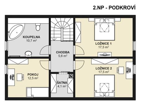 Nákres sokla domu s vyznačenou hydroizoláciou a presahom