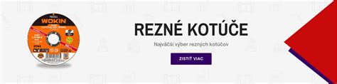 Rôzne typy rezných kotúčov pre kov a stavebné materiály