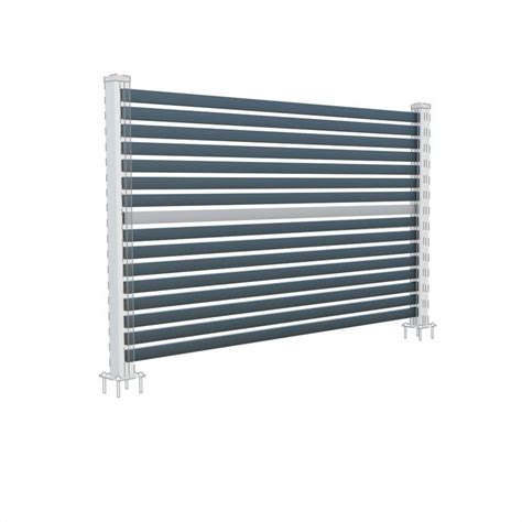 Modulárne oplotenie s hliníkovými profilmi