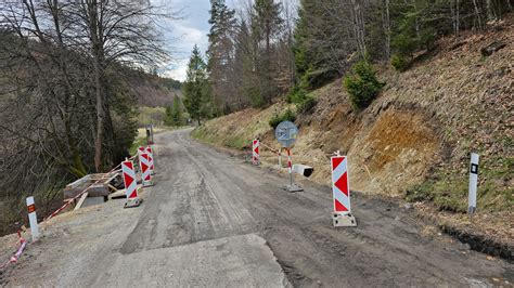Pohľad na zrekonštruovaný úsek cesty II/549