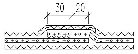 Geometria jednoduchého spoja fólií