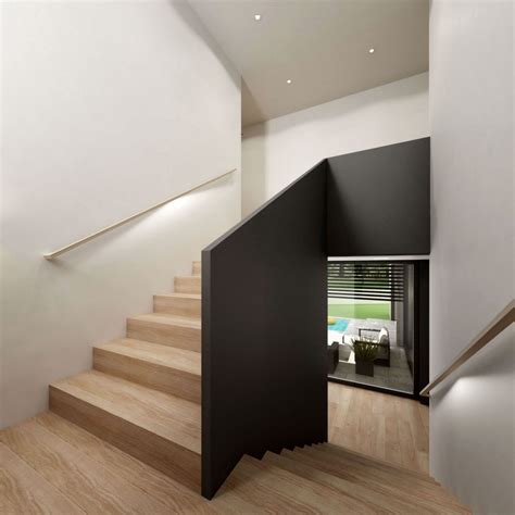 Moderné schodisko v interiéri