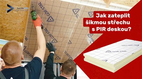 Schéma vrstvenia pri zateplení PIR panelmi