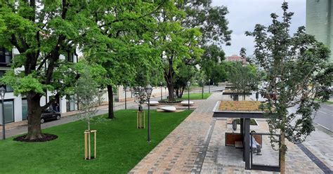 Vizualizácia zrekonštruovanej ulice Zelený kríčok