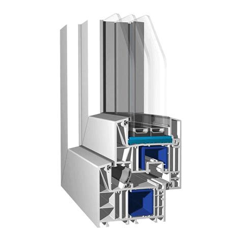 Rez profilom Salamander BluEvolution 92 s detailmi zasklenia a tesnenia