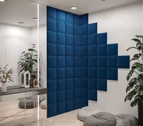 Čalúnené panely na stene