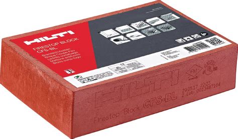 Protipožiarne bloky a zátky Hilti pre ľahkú montáž