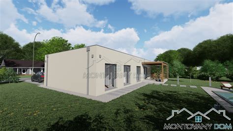 Bungalov s väzníkovou strechou a úložným priestorom
