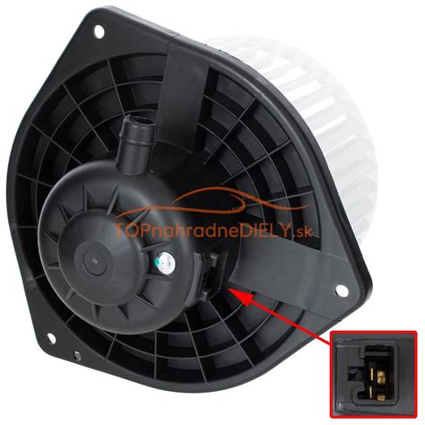 Detail motorčeka ventilátora kúrenia a jeho lopatiek