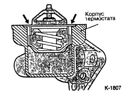 Montáž termostatu v motore Zetor