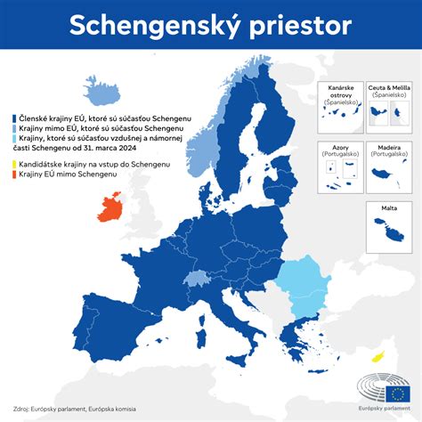 Mapa krajín Európskeho hospodárskeho priestoru a Nórska