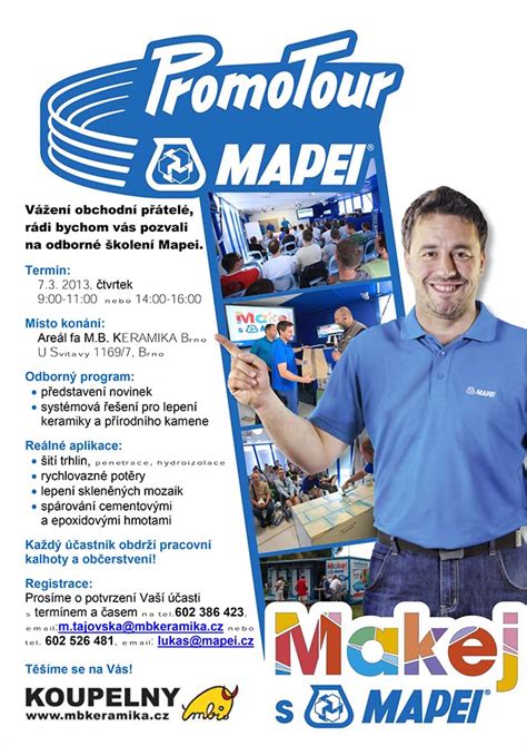 Mapei Promotour - skupina školiteľov a účastníkov