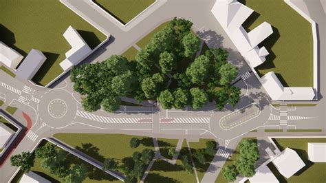 Vizualizácia zrekonštruovanej križovatky VSS v Košiciach