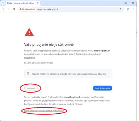 Bezpečnostné upozornenie pre elektroinštaláciu
