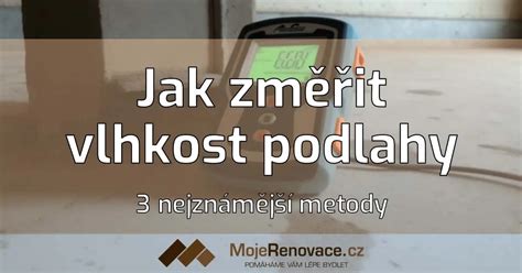 Kontrola vlhkosti podkladu po odstránení podlahy