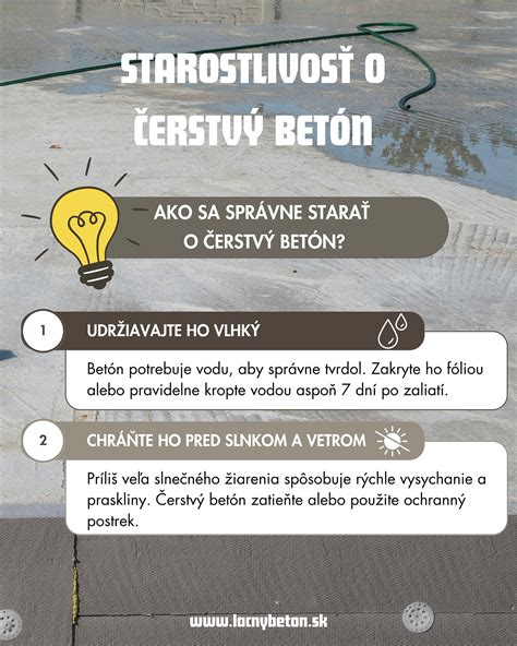 Starostlivosť o čerstvo zaliaty betón a ochrana pred počasím