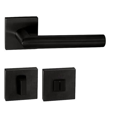 Moderné čierne kovanie na interiérových dverách