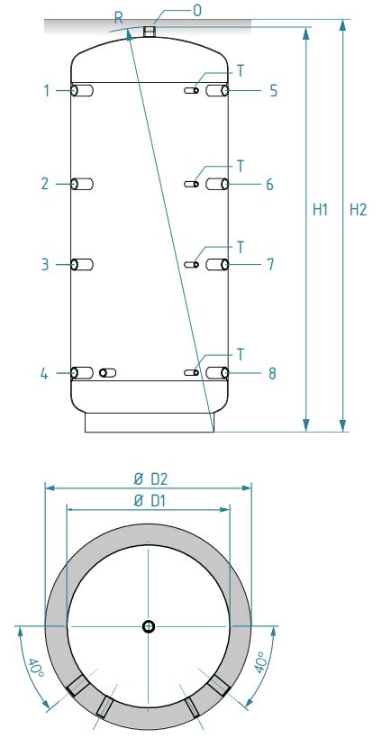Nákres vrchného plnenia prikladacej komory