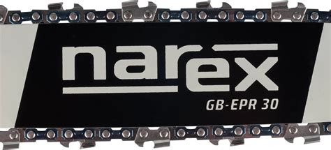 Nákres elektrickej reťazovej píly Narex EPR 35-20 s označenými hlavnými časťami