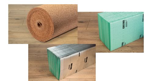 Rôzne typy podložiek pod podlahu