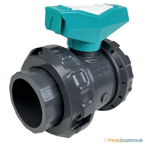PVC guľový ventil 32 mm s prilepenou trubkou