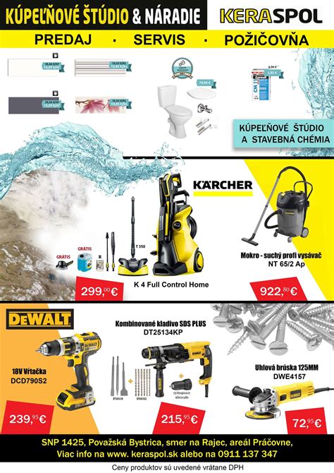 Sortiment náradia požičovne