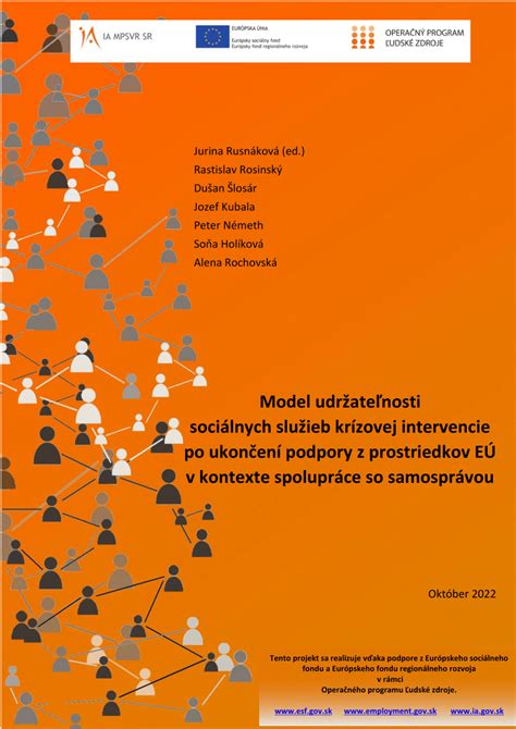 Ilustrácia rôznych sociálnych služieb poskytovaných v DSS Alia Bardejov