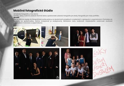 Fotografické štúdio pre dokladové fotografie