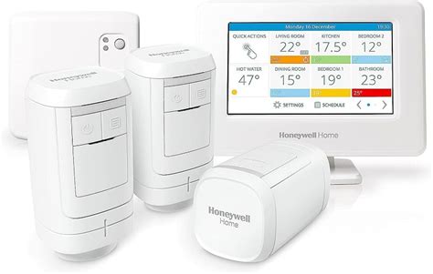 Komponenty štartovacej súpravy Honeywell Evohome