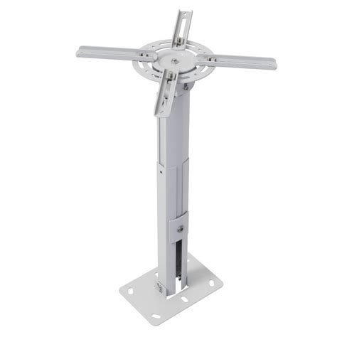 Ilustrácia rôznych typov stropných držiakov na projektor