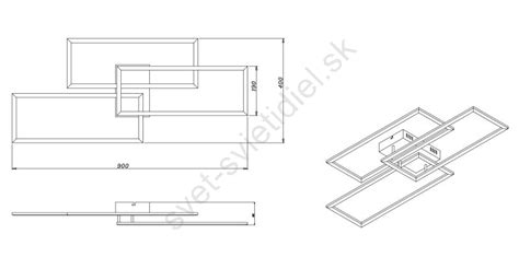Nákres s rozmermi nastaviteľného stropného držiaka