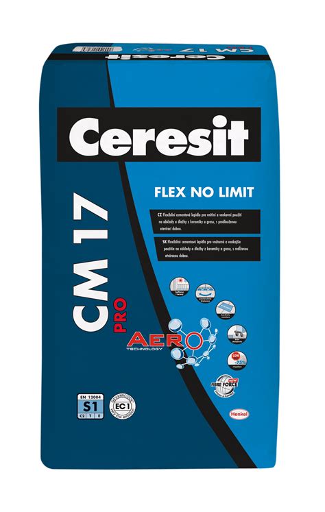 Štruktúra lepidla Ceresit CM 17 PRO s technológiou AERO a MICRO GEL